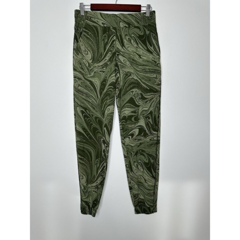 Athleta Brooklyn Jogger Sumi‎ Marble Green Pull On Pant Size 6